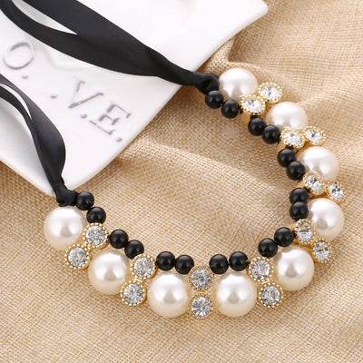 Imitation Pearl Chokers Necklace