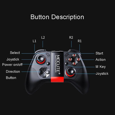 Bluetooth Gamepad Mobile Joypad Android Joystick