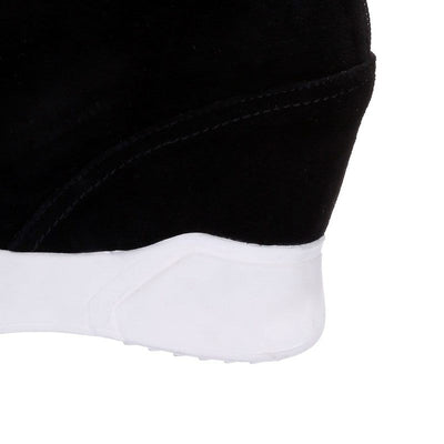 Women's cow suede leather ankle boots