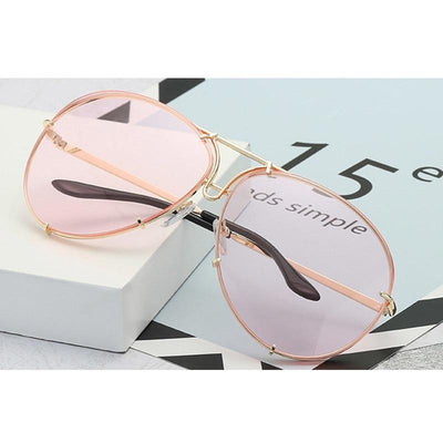 Over sized Aviator Sunglasses Women Shades