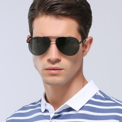 Driver Mirror Aluminum Magnesium Polarized Sunglasses Men