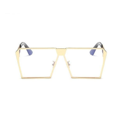 Square Designer Gradient Clear Sunglasses