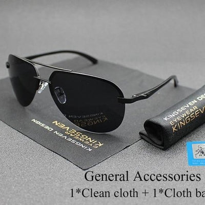 Driver Mirror Aluminum Magnesium Polarized Sunglasses Men