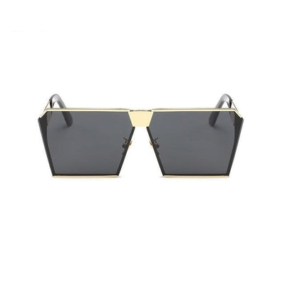 Square Designer Gradient Clear Sunglasses