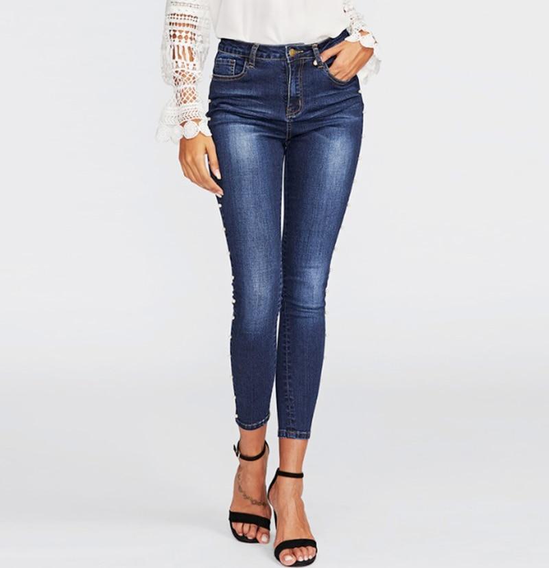 high Waist Women Skinny Jeans.