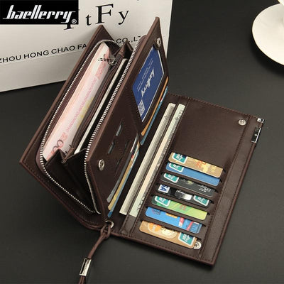 Luxury Men Wallets Long Zipper