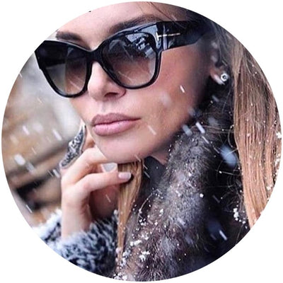 Vintage Square Designer Sunglasses Women