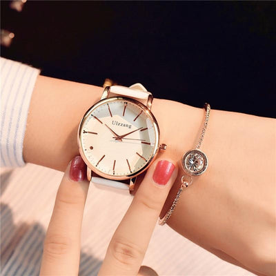 Polygonal dial design women watches