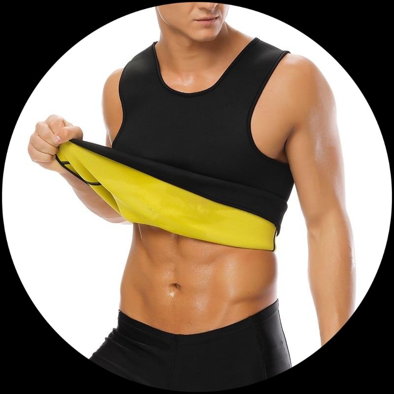 Men's Sweat Vest Body Shaper Shirt
