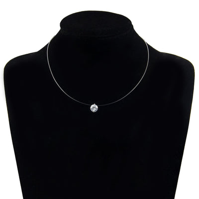 Female Transparent Fishing Line Necklace