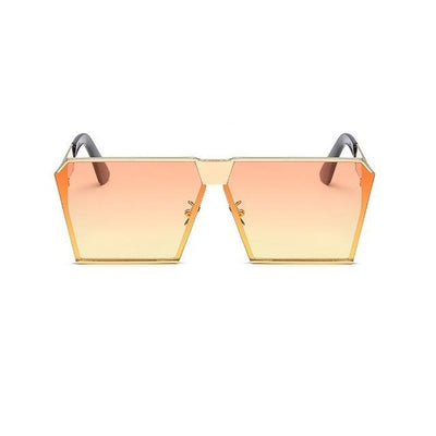 Square Designer Gradient Clear Sunglasses