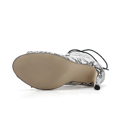Woman Snake Boots Sandals