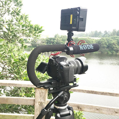 U-Grip Triple Shoe Mount Video Action Stabilizing Handle