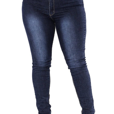 Plus Size High Waist Skinny Pencil Jeans