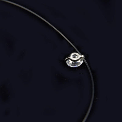 Female Transparent Fishing Line Necklace