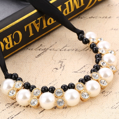 Imitation Pearl Chokers Necklace