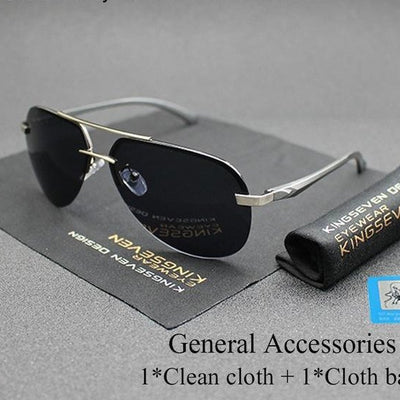 Driver Mirror Aluminum Magnesium Polarized Sunglasses Men