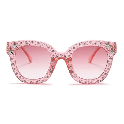 Vintage Square Cat Eye Sunglasses Women