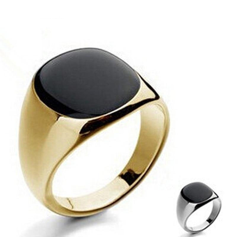Stainless Steel Vintage Men Jewelry Ring
