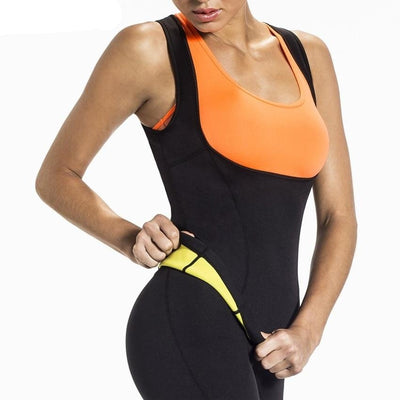 Plus Size Neoprene Sweat Sauna Hot Body Shapers Vest