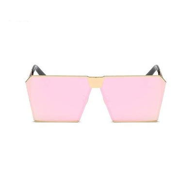 Square Designer Gradient Clear Sunglasses