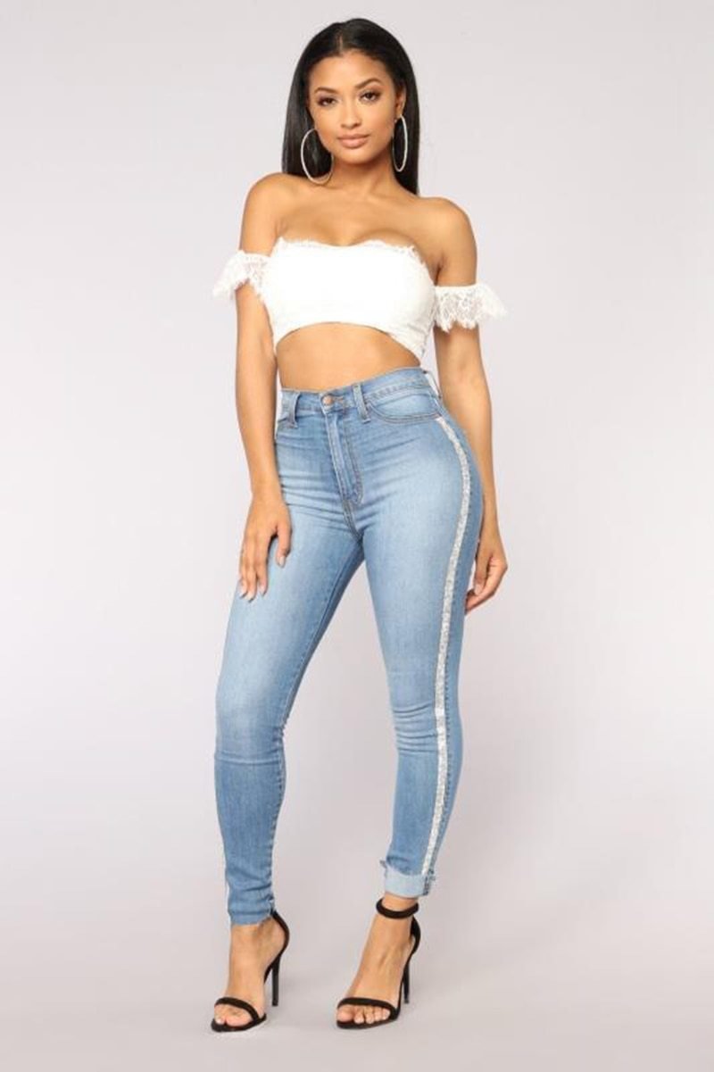 High street Type Skinny Pencil Jeans