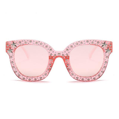 Vintage Square Cat Eye Sunglasses Women