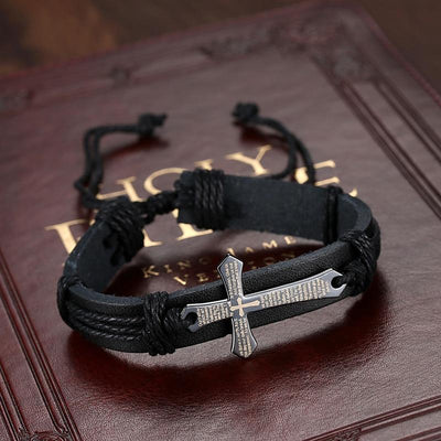 Men  Leather Jewelry Vintage Bracelet