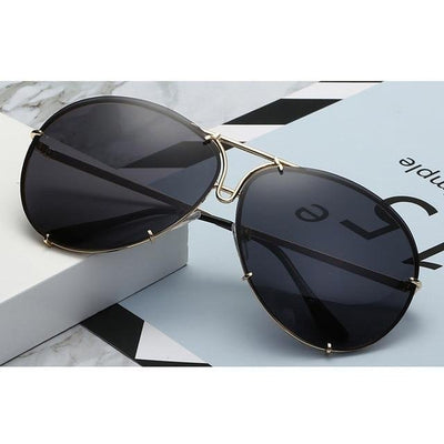 Over sized Aviator Sunglasses Women Shades