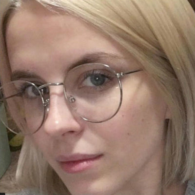 Woman Optical Frames Metal Frame Round Transparent Lenses