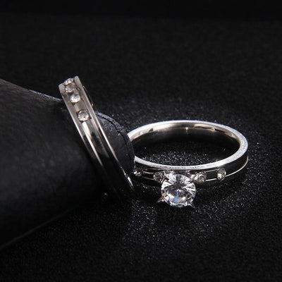 Stainless Steel Wedding Ring For Lovers