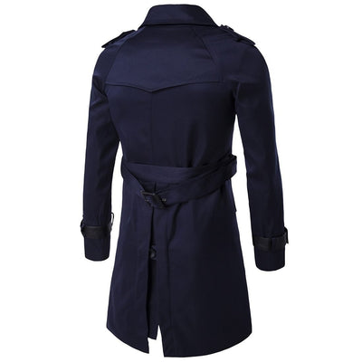 New Trench Coat Men Brand Clothing