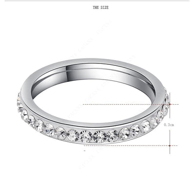 Stainless Titanium Steel Rings For Women