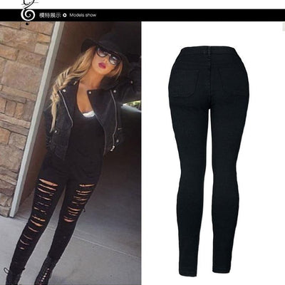 High Waist Stretch Jeans Sexy Leggings