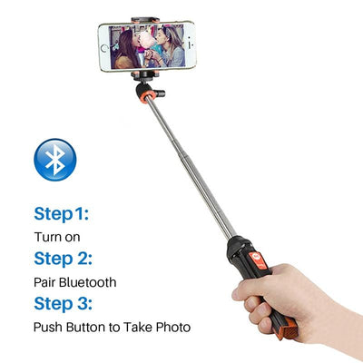 33inch Handheld Tripod Selfie Stick 3 in 1