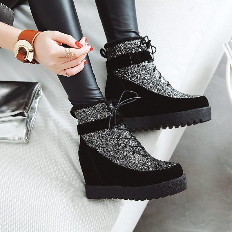 Winter Women's Leather Casual Ankle Boots