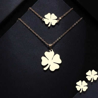 Clover Shape Jewelry Sets