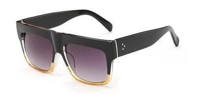 Women Men Vintage Rectangular Sunglasses