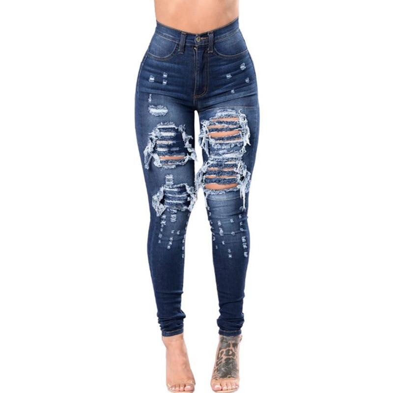 Stretch high Waist Women Skinny Jeans