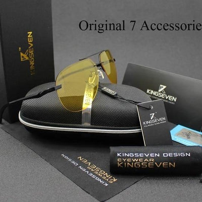 Driver Mirror Aluminum Magnesium Polarized Sunglasses Men