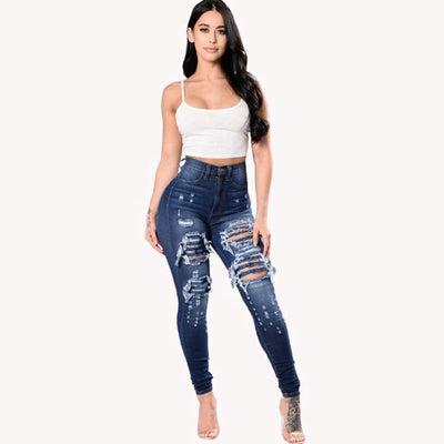 Stretch high Waist Women Skinny Jeans