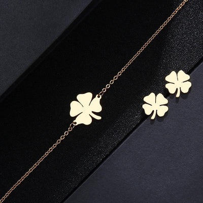 Clover Shape Jewelry Sets