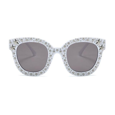 Vintage Square Cat Eye Sunglasses Women