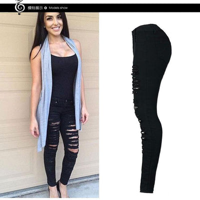 High Waist Stretch Jeans Sexy Leggings