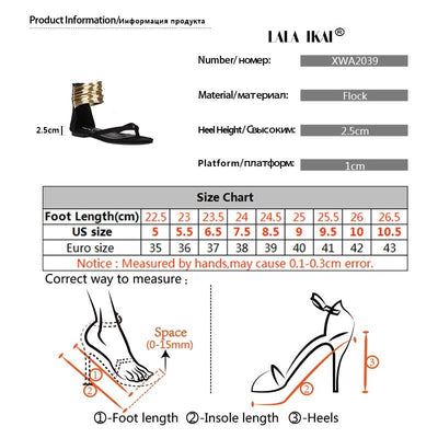 Flat Sandals Gladiator Flip Flops