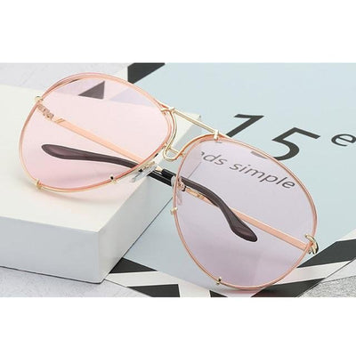 Over sized Aviator Sunglasses Women Shades