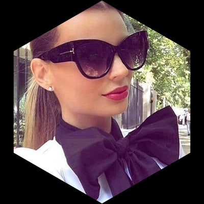 Vintage Square Designer Sunglasses Women