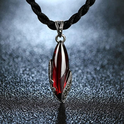 925 Sterling Silver Garnet Pendants
