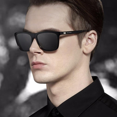 Unisex Retro Aluminum Glasses