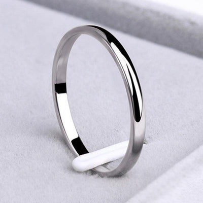 Titanium Stainless Steel Rings Rose Gold